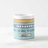 Loading: The Will To Stop Reading コーヒーマグカップ (中央)