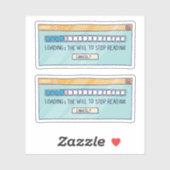 Loading: The Will To Stop Reading シール (シート)