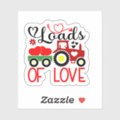 Loads of Love Sticker Cute Valentine’s Day Heart シール (シート)