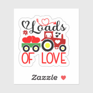 Loads of Love Sticker Cute Valentine’s Day Heart シール