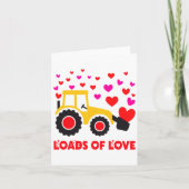Loads Of Love Toddler Tractor Valentines Day For K カード (正面)