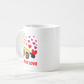 Loads Of Love Toddler Tractor Valentines Day For K コーヒーマグカップ (正面左)