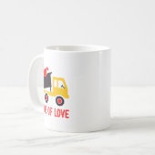 Loads Of Love Toddler Truck Valentines Day For K  コーヒーマグカップ (正面左)