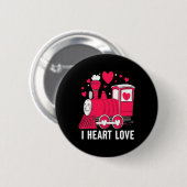 Loads Of Love Train Valentine Day Toddler Boys Kid 缶バッジ (正面&裏面)
