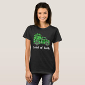 Loads Of Luck Buffalo Plaid Shamrock Truck St Patr Tシャツ (正面フル)