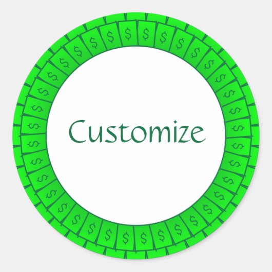 Loadz a'マネーテンプレート ラウンドシール (正面)