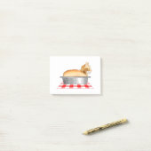 Loaf of Cat Pan ポストイット (デスク上)