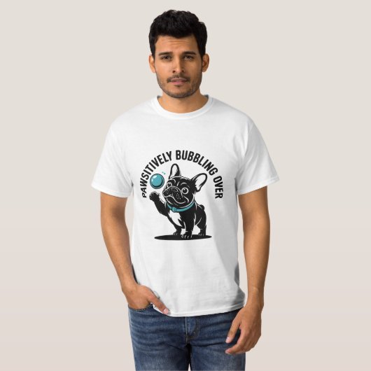 "Loaf Pose TeeのGrumpy Corgi" Tシャツ (正面フル)