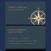 Loan Officer Nautical Compass  名刺