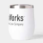 LoanWorks社ステムレスワインタンブラー (背面)