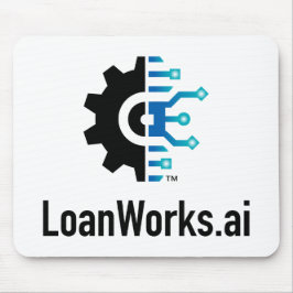 LoanWorks.aiマウスパッド – 白 マウスパッド