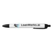 LoanWorks.ai Pen – 黒または青 黒ボールペン (ボトム)