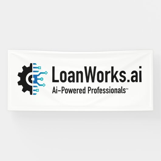 LoanWorks.ai Proバナー – 屋内 横断幕 (横)