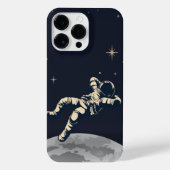 loating Astronaut iPhone 14 Pro Max Case – Space D iPhoneケース (裏面)