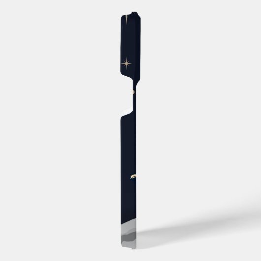 loating Astronaut iPhone 14 Pro Max Case – Space D iPhoneケース (右側面)