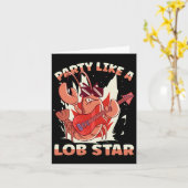 Lobスターパーティーのようなロブスター カード (黄色い花)
