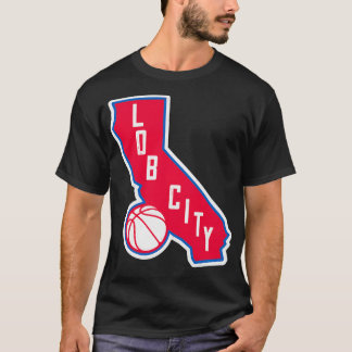 Lob Cityバスケットボール州のアウトライン Tシャツ