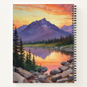 Lobo al Atardecer ノートブック (裏面)