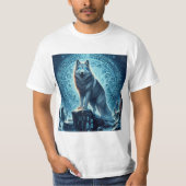 Lobo y runa nórdica tシャツ (正面)