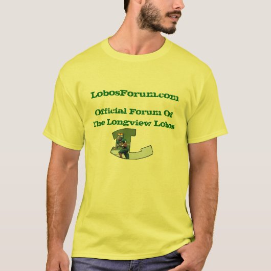 LobosForum.comのLoの公式のフォーラム… Tシャツ (正面)