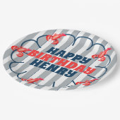 Lobster 1st Birthday Party ペーパープレート (アングル)