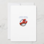 Lobster Boil Coastal Seafood Dinner Beachhouse 招待状 (裏面)