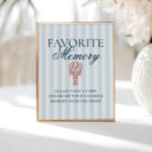 Lobster Bridal Shower Favorite Memory ポスター