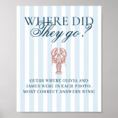 Lobster Bridal Shower Where Did They Go ポスター (正面)