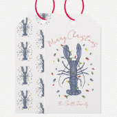 Lobster Christmas Card ギフトタグ