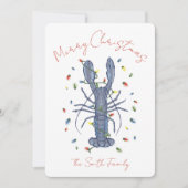 Lobster Christmas Card 招待状 (正面)