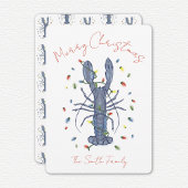 Lobster Christmas Card 招待状