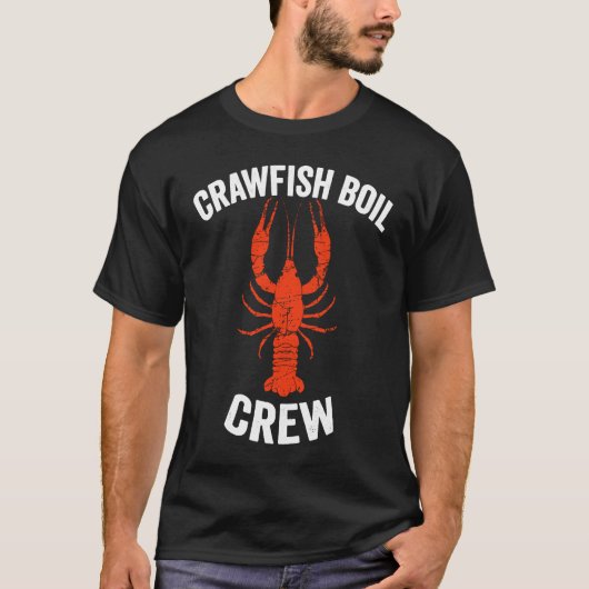 Lobster Crayfish Mardi Gras Matching Tee Crawfish  Tシャツ (正面)