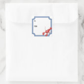 Lobster Gift Sticker スクエアシール (バッグ)