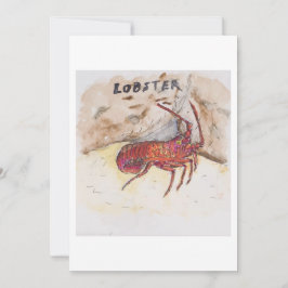 Lobster Greeting Card 招待状