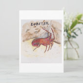 Lobster Greeting Card 招待状 (スタンド正面)