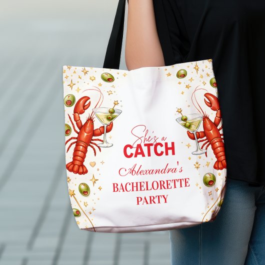 Lobster Love Coastal Bachelorette Party トートバッグ