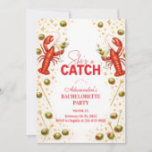Lobster Love Coastal Bachelorette Party 招待状 (正面)