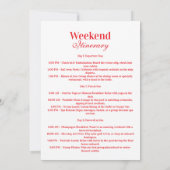 Lobster Love Coastal Bachelorette Party 招待状 (裏面)