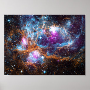 Lobster Nebula - Cosmic Winter Wonderland ポスター