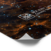 Lobster Nebula, NGC 6357 - Cosmic 'Winter' Wonderl ポスター (角)