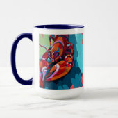 Lobster Painting - Beach Home Decor マグカップ (左)