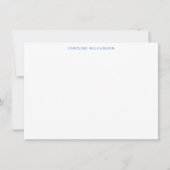 Lobster Stripe Pattern Personalized Stationery ノートカード (正面)