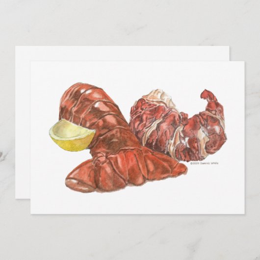 Lobster Tail 招待状 (正面/裏面)