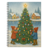 Lobster Trap Tree Christmas Card ノートブック (正面)