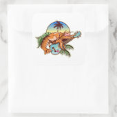 Lobster ukulele スクエアシール (バッグ)