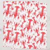 Lobsters Scrapbook Paper (正面/裏面)