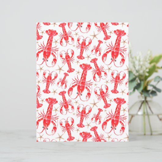 Lobsters Scrapbook Paper (スタンド正面)