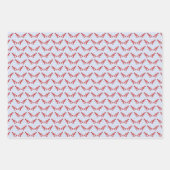 Lobsters Wrapping Paper Flat Sheet Set of 3 ラッピングペーパーシート (正面)