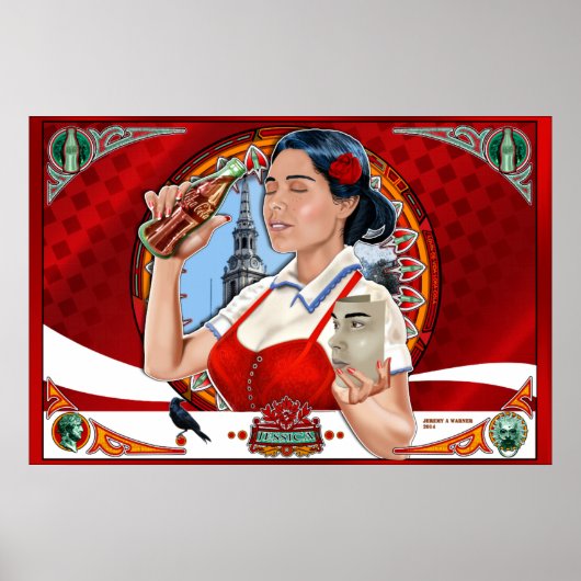 Loca Cola 28" x 20インチ、バリューポスター紙(マット) ポスター (正面)