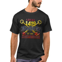 Local 1419 ロングショアマン ヴィンテージ連帯Tシャツ